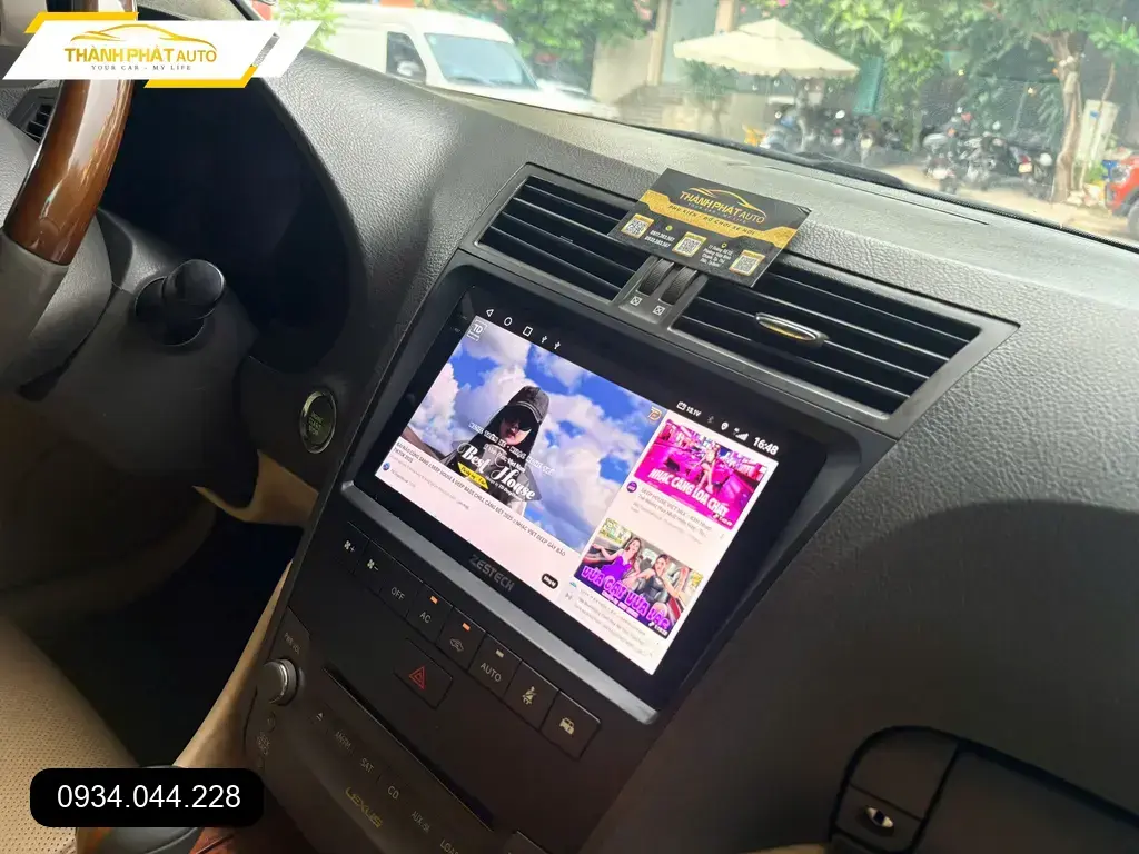 Anh Tùng nâng cấp màn hình Android Lexus IS250 tại Q12 cần YouTube ảnh thực tế 3