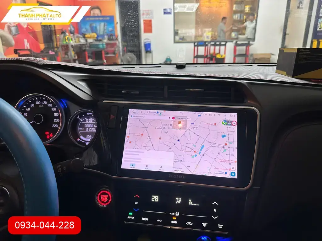 Anh Tùng nâng cấp màn hình Android Honda City tại Thủ Đức để trải nghiệm nhiều tiện ích