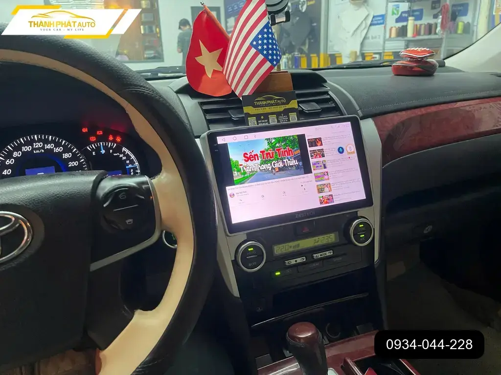 Anh Nhật lắp màn hình Android ô tô Toyota Vios chính hãng tại Thủ Đức