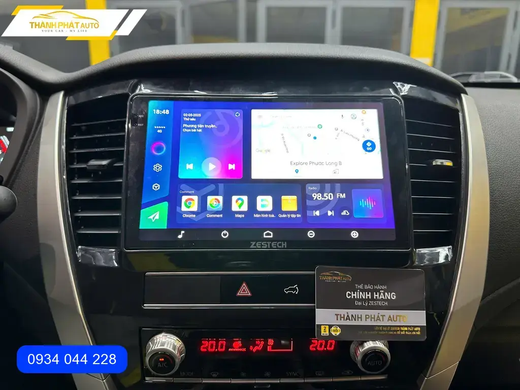 Anh Kiên lắp màn hình Android ô tô cho Ford Everest Quận 12, tiện ích ảnh thực tế 2