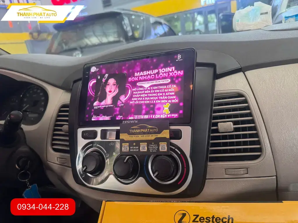 Anh Lâm lắp màn hình Android ô tô Hyundai Accent tại Quận 12 ảnh thực tế 2