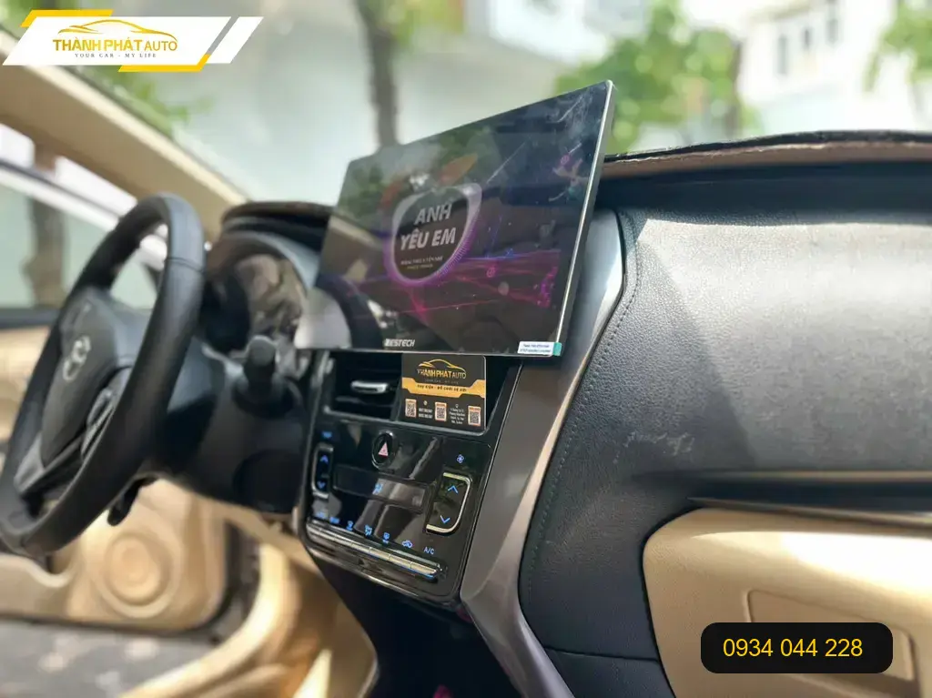 Anh Quang lắp màn hình android ô tô cho Hyundai Kona tại Quận Thủ Đức ảnh thực tế 3