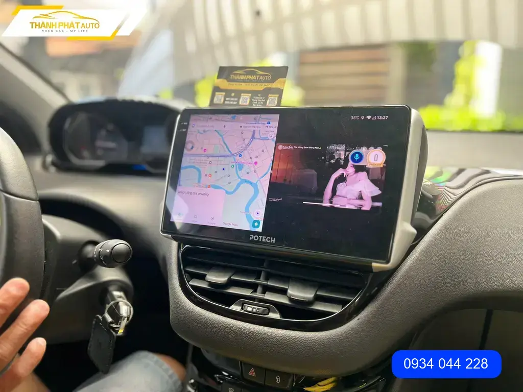 Chị Thảo nâng cấp màn hình android ô tô Hyundai Accent ở Quận 12 ảnh thực tế 3
