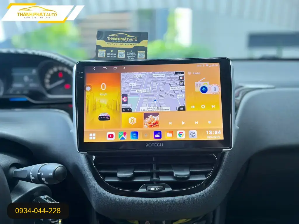 Chị Thảo nâng cấp màn hình android ô tô Hyundai Accent ở Quận 12 ảnh thực tế 4
