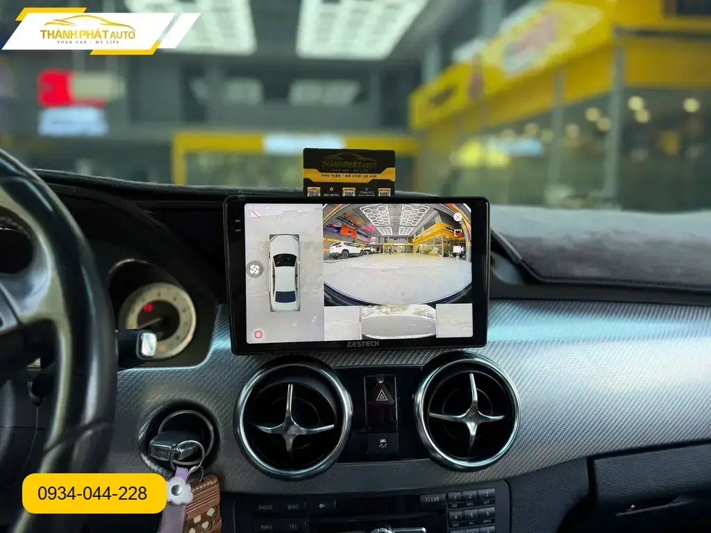 Lắp Màn Hình Android Ô Tô Thủ Đức cho Bác Tấn lái Mazda 3 xem dẫn đường ảnh thực tế 3