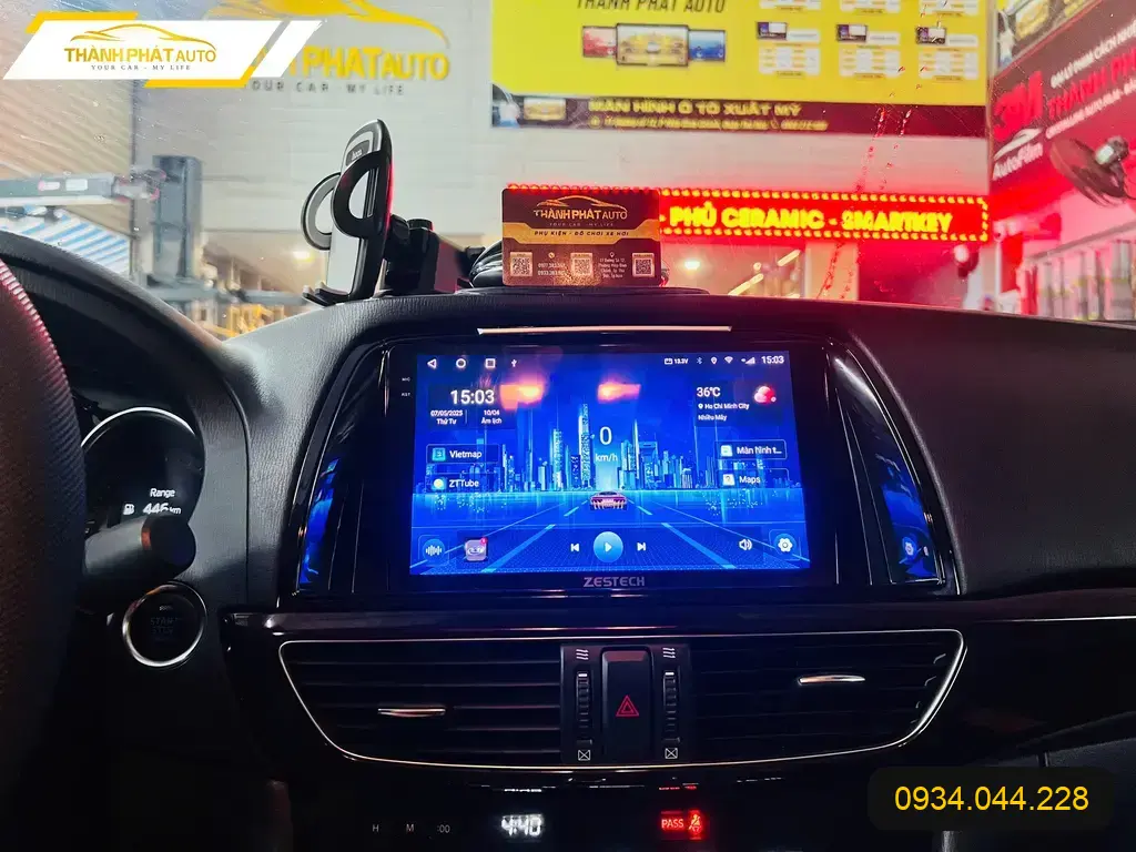 Chú Ba Khải lắp màn hình Android xe hơi cho Toyota Camry tại Quận Thủ Đức ảnh thực tế 5