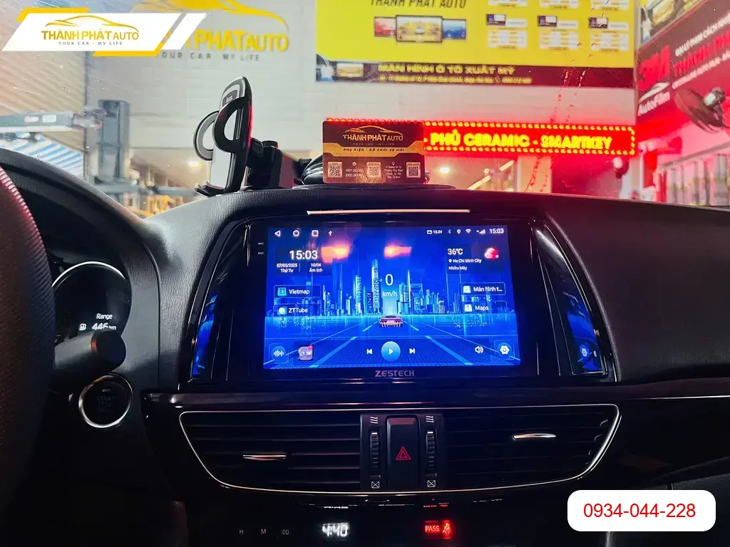 Anh Khang lắp màn hình Android xe hơi Kia K3 tại Quận 12 để lái xe thông minh hơn. ảnh thực tế 4
