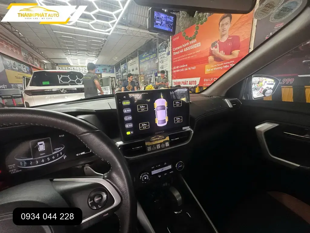 Anh Cường lắp màn hình android cho Honda CRV tại Quận Thủ Đức ảnh thực tế 5