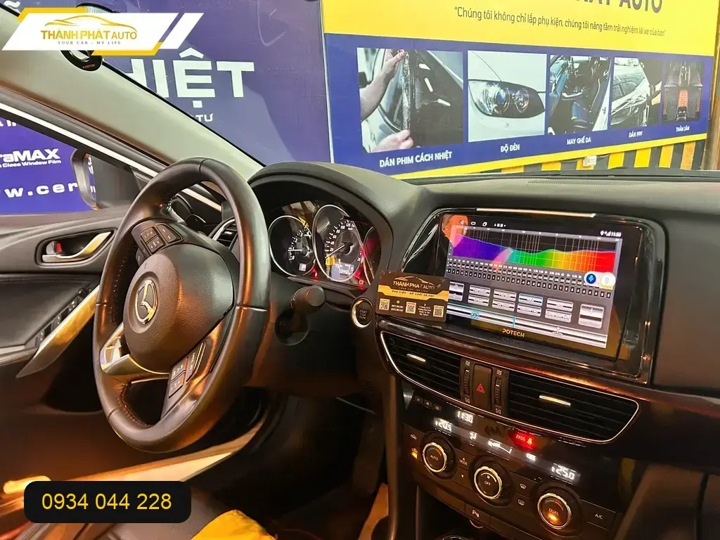 Anh Quang lắp Màn hình ô tô Mazda 6 tại Quận 12 để nâng cao trải nghiệm lái ảnh thực tế 2