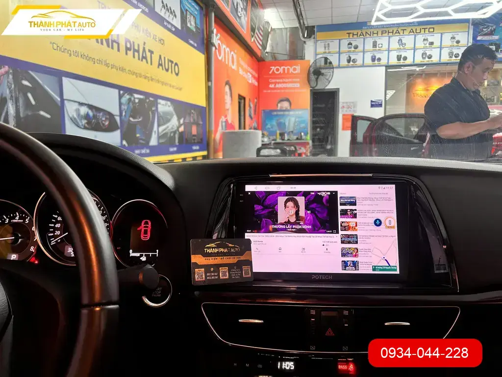 Anh Quang lắp Màn hình ô tô Mazda 6 tại Quận 12 để nâng cao trải nghiệm lái ảnh thực tế 3