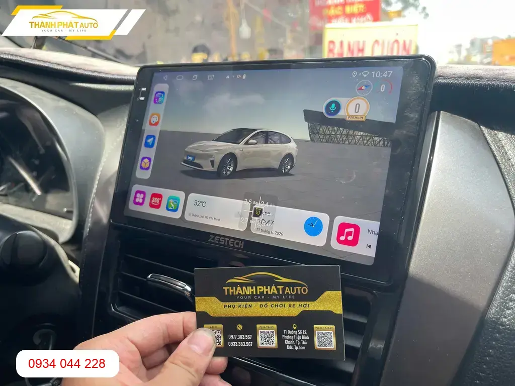 Chú Cường nâng cấp màn hình 360 Vios cao cấp tại Quận Thủ Đức ảnh thực tế 3