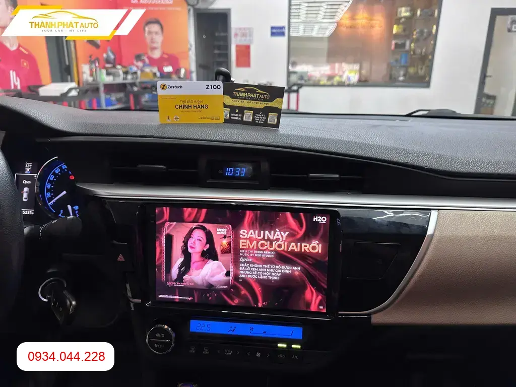 Anh Tấn nâng cấp màn hình Z100 cho Toyota Altis 2016 ở Quận 12 ảnh thực tế 4