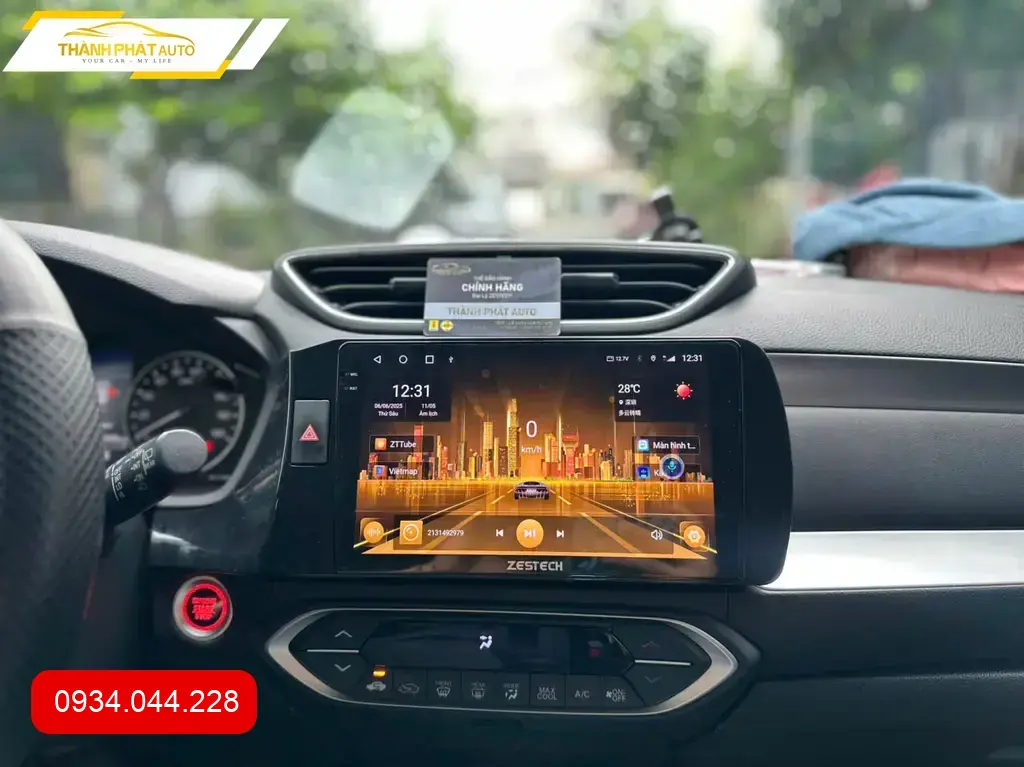 Anh Long nâng cấp màn hình Zestech Mazda CX5 tại Quận 12