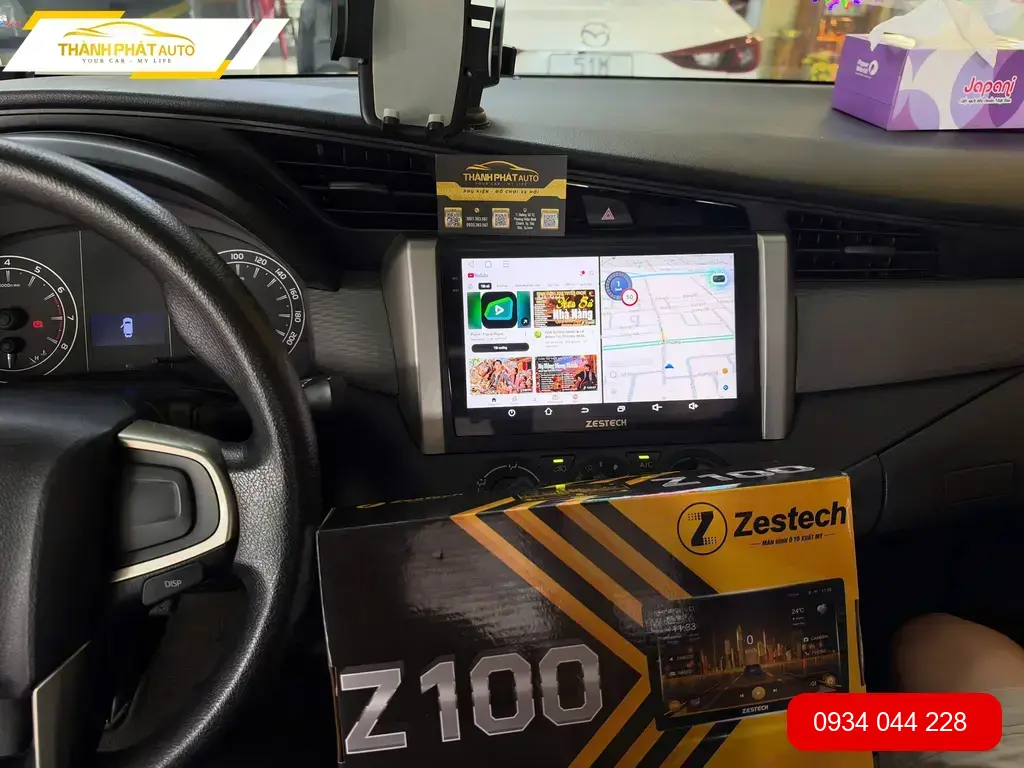 Anh Kiên lắp Màn Hình Zestech Ô Tô Cho Innova tại Quận 9 uy tín ảnh thực tế 4