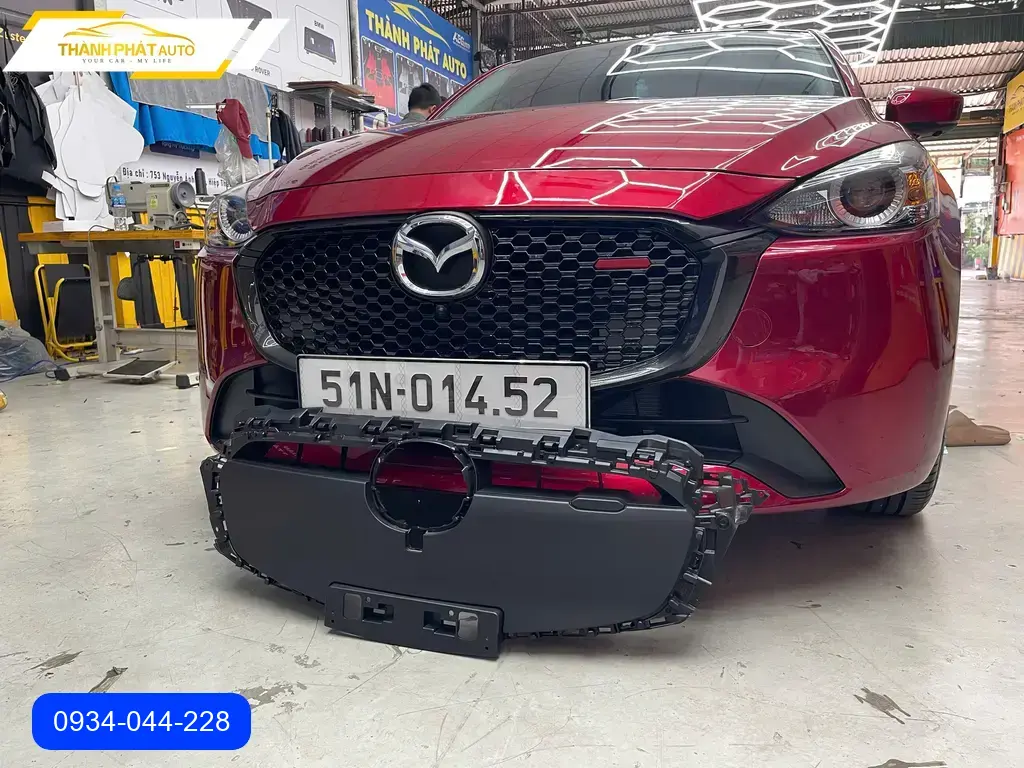 Chị Thảo lắp Mặt galang ô tô Kia K3 ở Quận 12, nâng cấp ngoại hình xe ảnh thực tế 4