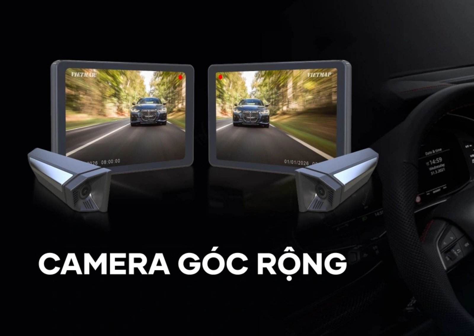 Camera Hành Trình Gương Điện Tử VIETMAP SC620